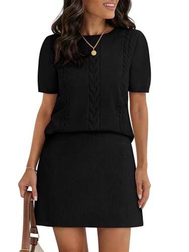 Puff Sleeve Sweater Set