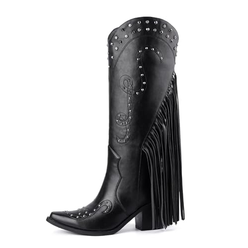 Fringe Cowboy Boots