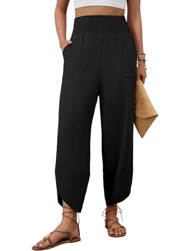 Linen Capri Pants