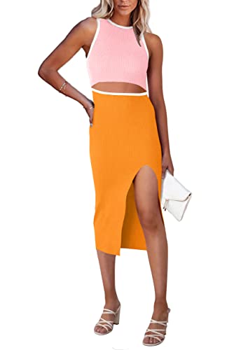 Summer Midi Bodycon Dress