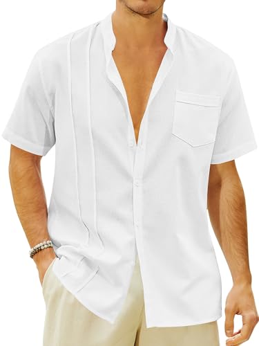 Cotton and Linen Men's Shirt