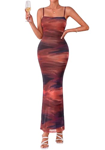Maxi Floral Mesh Dress