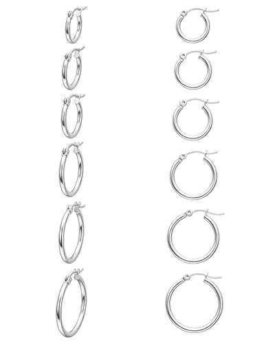 Hoop Earrings Set (6pr)