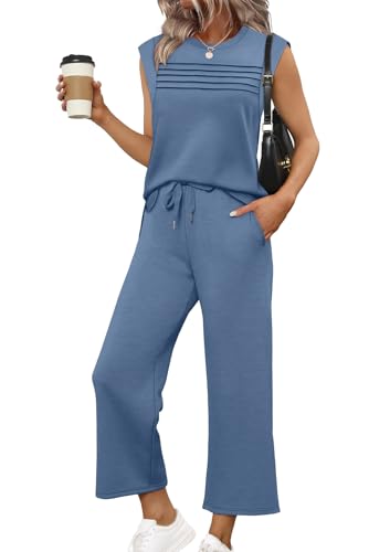 WIHOLL Two Piece Sets for Women Summer Spring