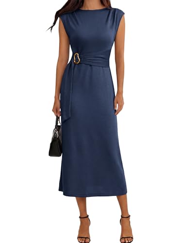 Cap Sleeve Midi Dress