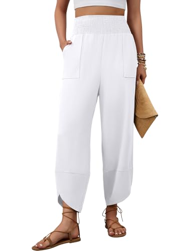 Linen Capri Pants