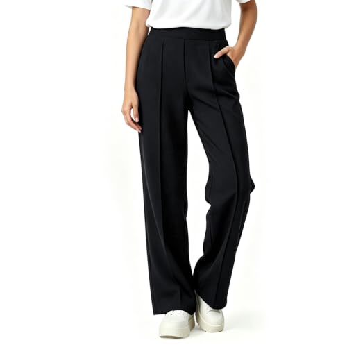 Wide Leg Work Pants