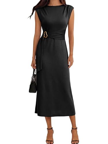 Cap Sleeve Midi Dress