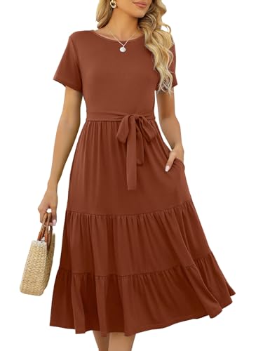 Tiered Midi Dress