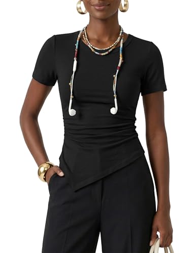 Asymmetrical Ruched Top