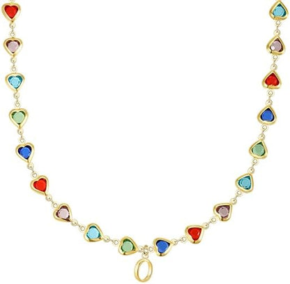 Heart Initial Necklace