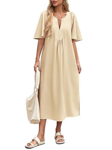 Short Sleeve Maxi Dress