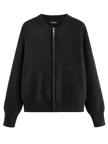 Zip-Up Cardigan