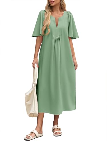 Short Sleeve Maxi Dress