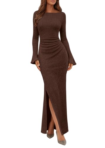 Long Sleeve Bodycon Maxi Dress