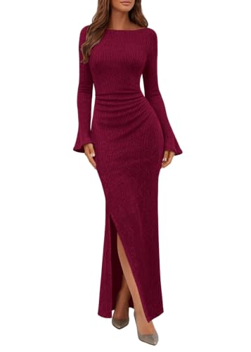 Long Sleeve Bodycon Maxi Dress