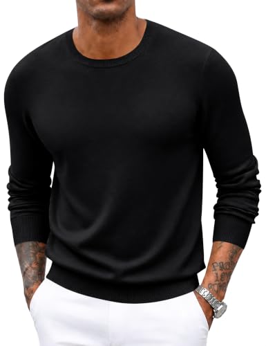 Men's Crewneck Wool Sweater