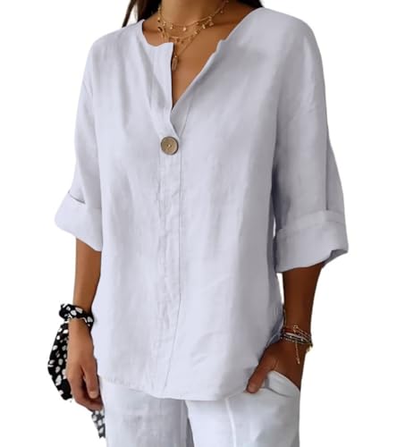 Cotton Linen Blouse