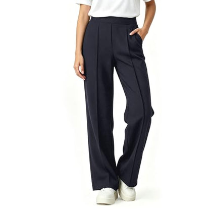 Wide Leg Work Pants