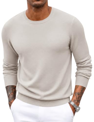 Men's Crewneck Wool Sweater