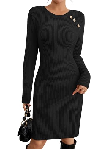 Ribbed Knit Bodycon Dress