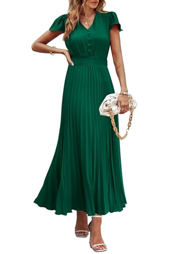 Pleated Maxi Dress