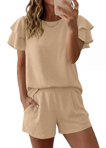 Ruffle Short Set
