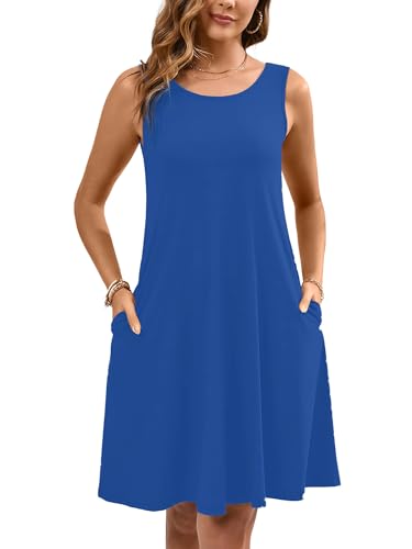 Sleeveless Crew Dress