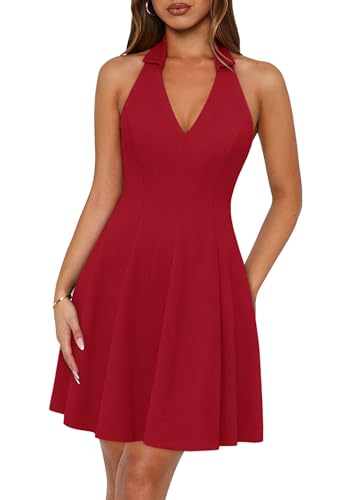 Halter A-Line Dress