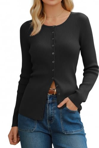 Wool Blend Cardigan Top