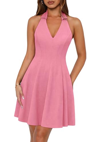 Halter A-Line Dress