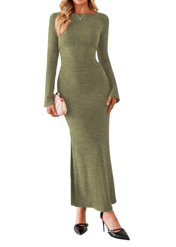 Fall Bodycon Maxi Dress