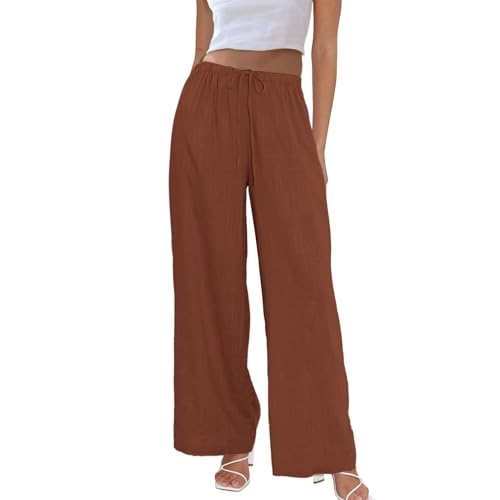 Drawstring Palazzo Pants