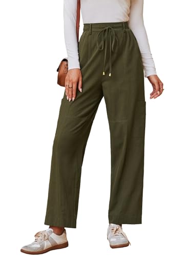 Cotton Drawstring Pants