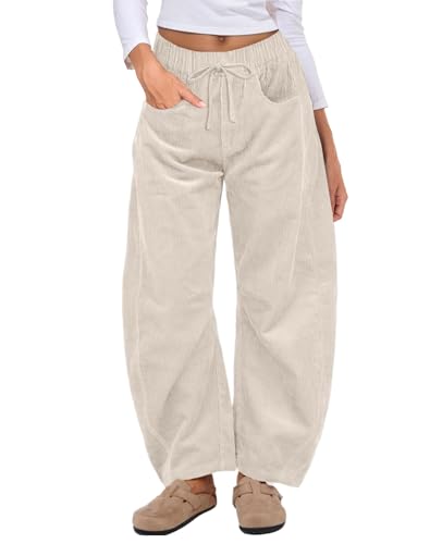 Barrel Corduroy Pants