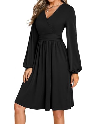Wrap V-Neck Mini Dress