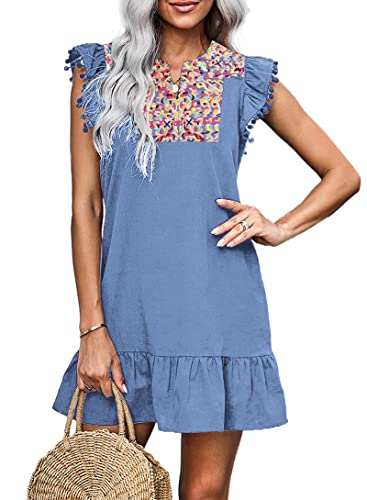 Boho Embroidered Dress