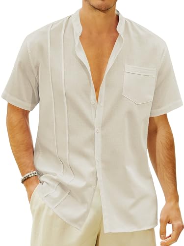 Cotton and Linen Men's Shirt