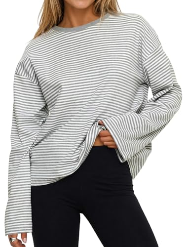 Cotton Oversized Striped Top
