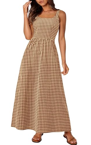 Gingham Maxi Dress