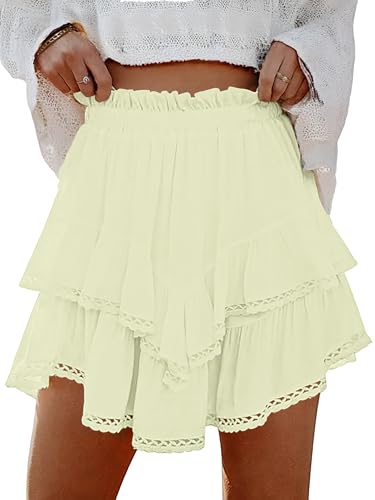 Ruffle Boho Skort