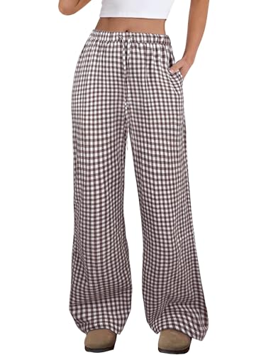 ANRABESS Gingham Pants