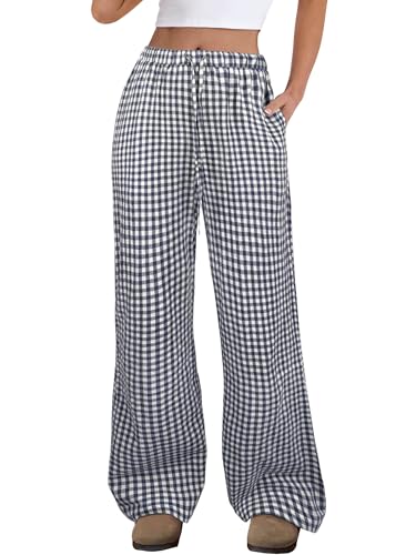 ANRABESS Gingham Pants