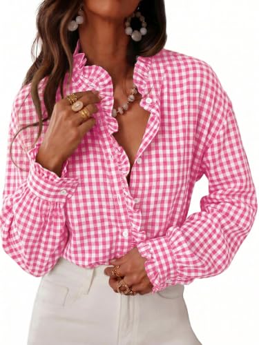 Cotton Gingham Blouse