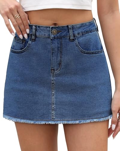 Denim Skort