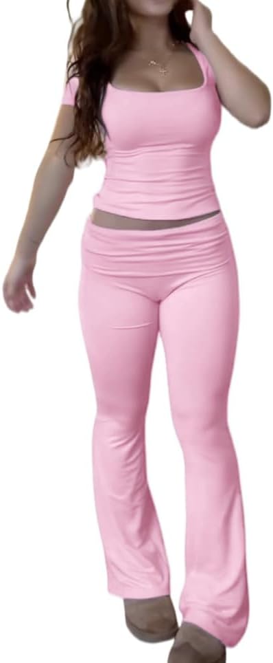 Square Neck Lounge Set