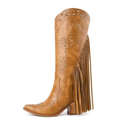 Fringe Cowboy Boots