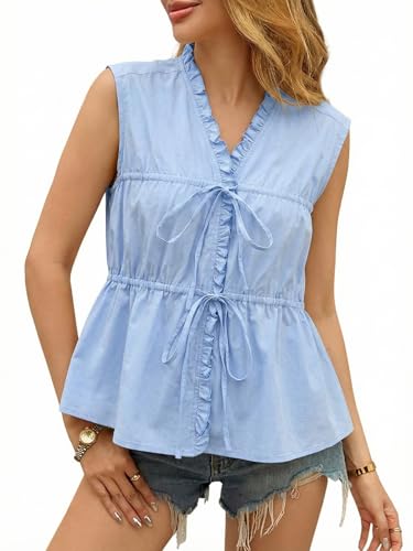 Tie Front Top