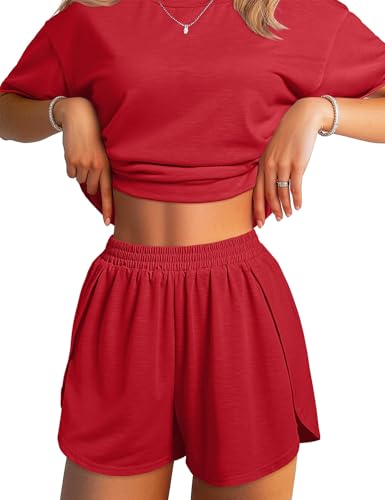 Split Short Pajama Set