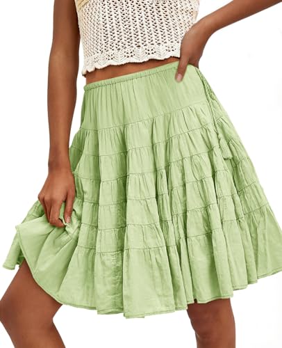 Pleated Boho Skirt